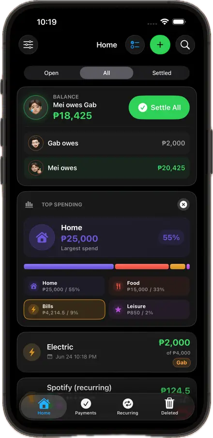 Expense tracker app
